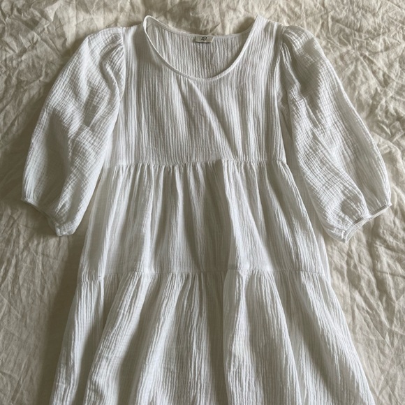 SOLD!! No Less Than LA white baby doll dress - Picture 1 of 3